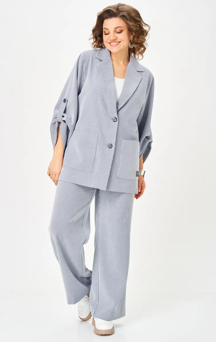Garnitur BelElStyle #884-333/601-308 golubaya poloska