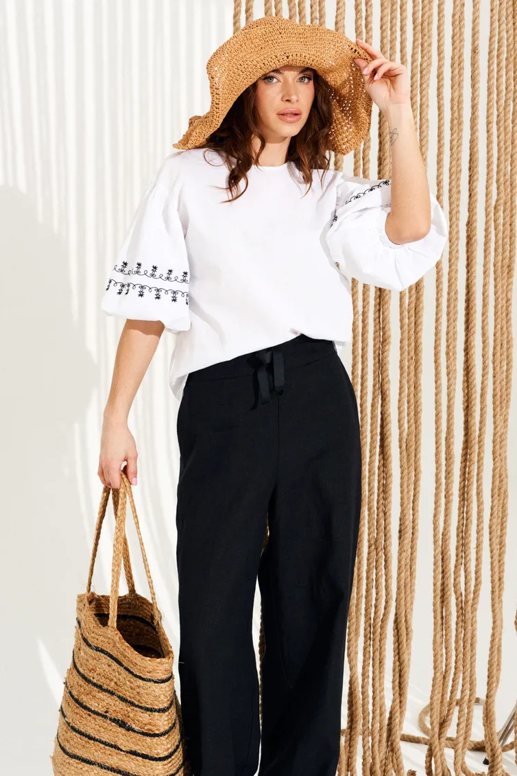 Trousers Elletto Life #2384 chern