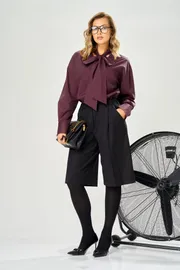 Blouse Ava fashion #M-235 bordovyj
