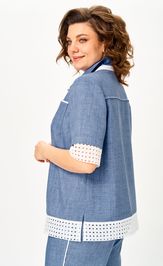 Suit Vilena-fashion 1156 goluboj