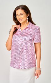 Bluzka LeNata 12552 rozovyj romb