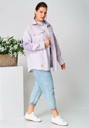 Koszula Ava fashion #M-107 lavandovyj
