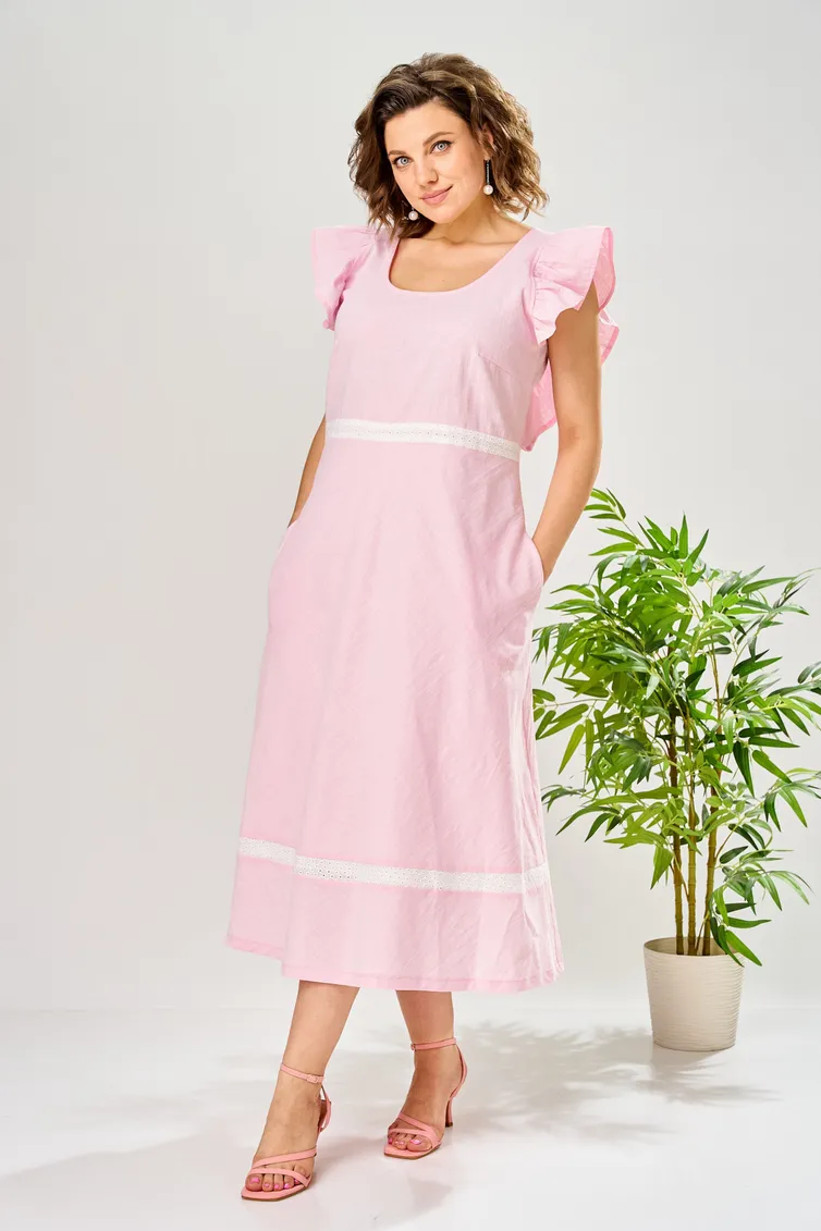 Платье Ava fashion арт. М-200 розовый