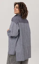 Рубашка Anelli Laurel 1800 пепельный туман