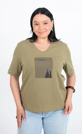 Koszulka Купалинка 681503 158,164 Oliva
