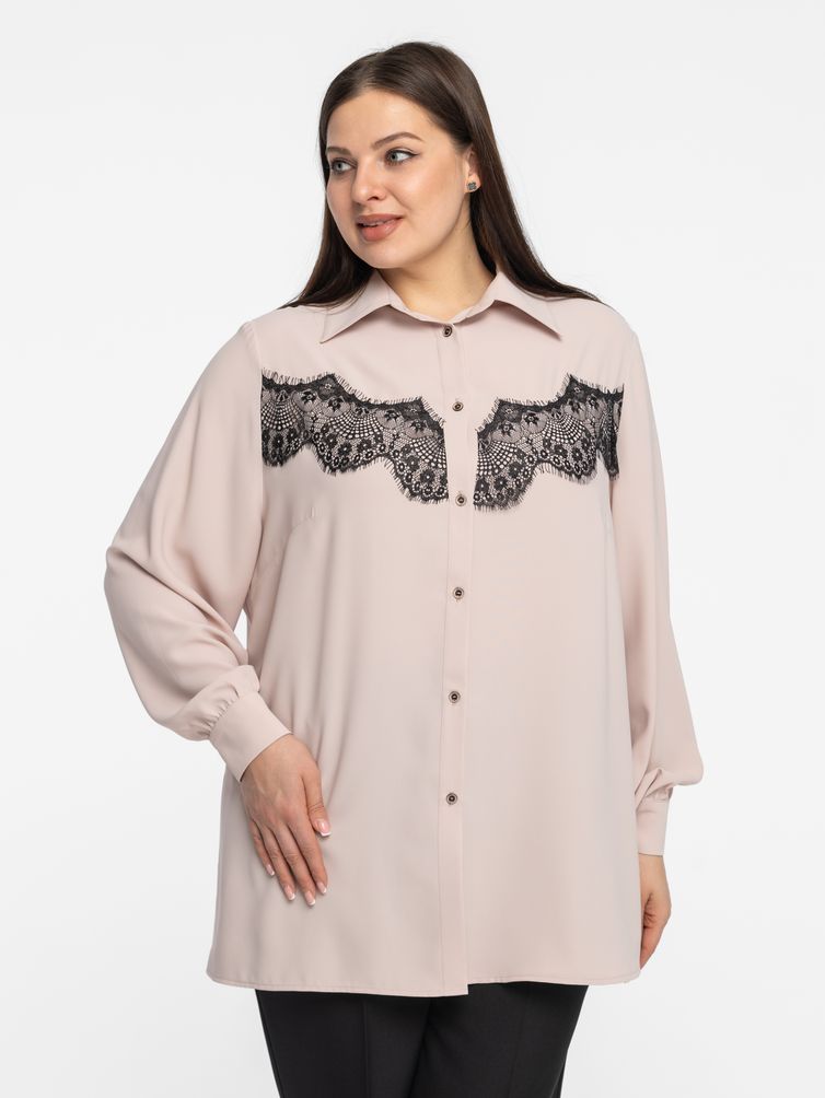 Блузка Avila арт. 1013 пудровый