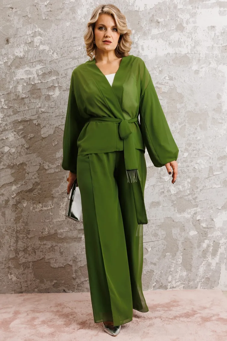 Suit Anastasia #1063.1 travyanoj zelenyj