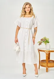Платье Ava fashion арт. М-190 молочный