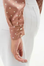 Blouse MiSlana #S818 roza