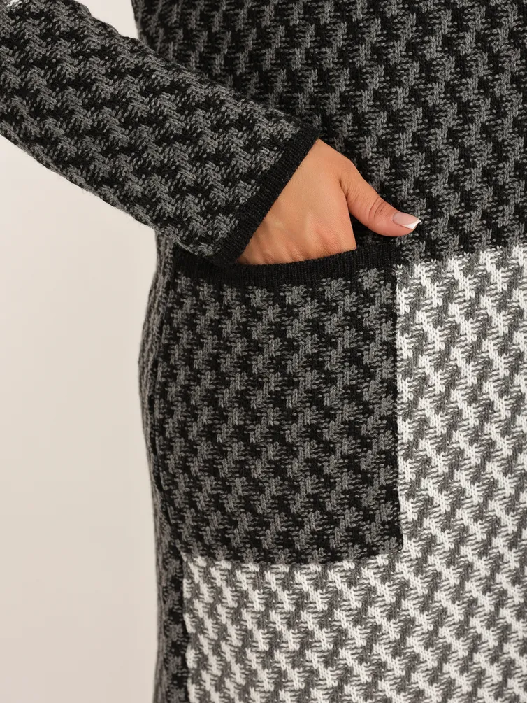 Cardigan BONADI #2091 seryj
