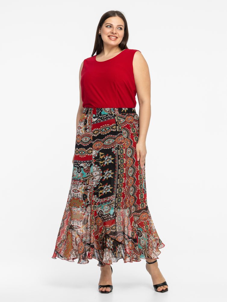 Юбка Avila арт. 1015 бордовый