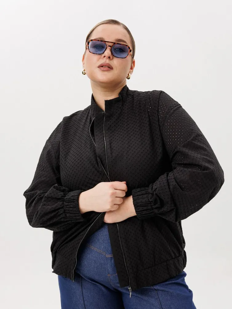 Бомбер Ava fashion арт. М-169 черный