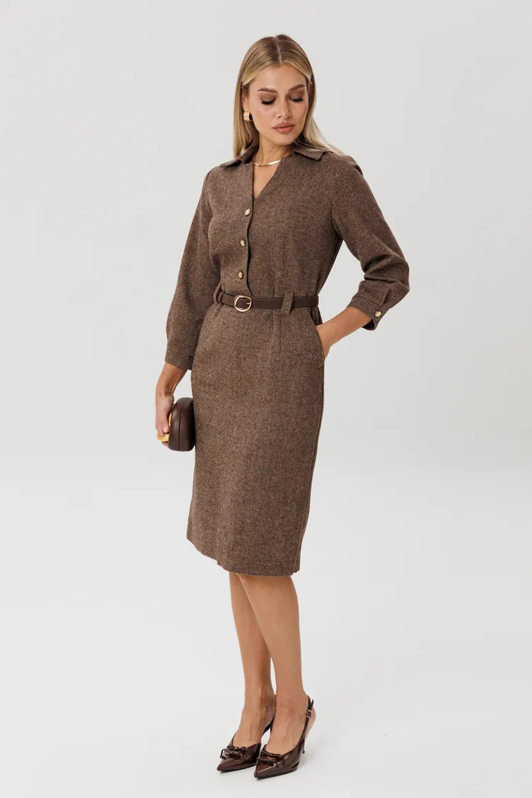 Dress Verita moda #N-2419 korichnevyj