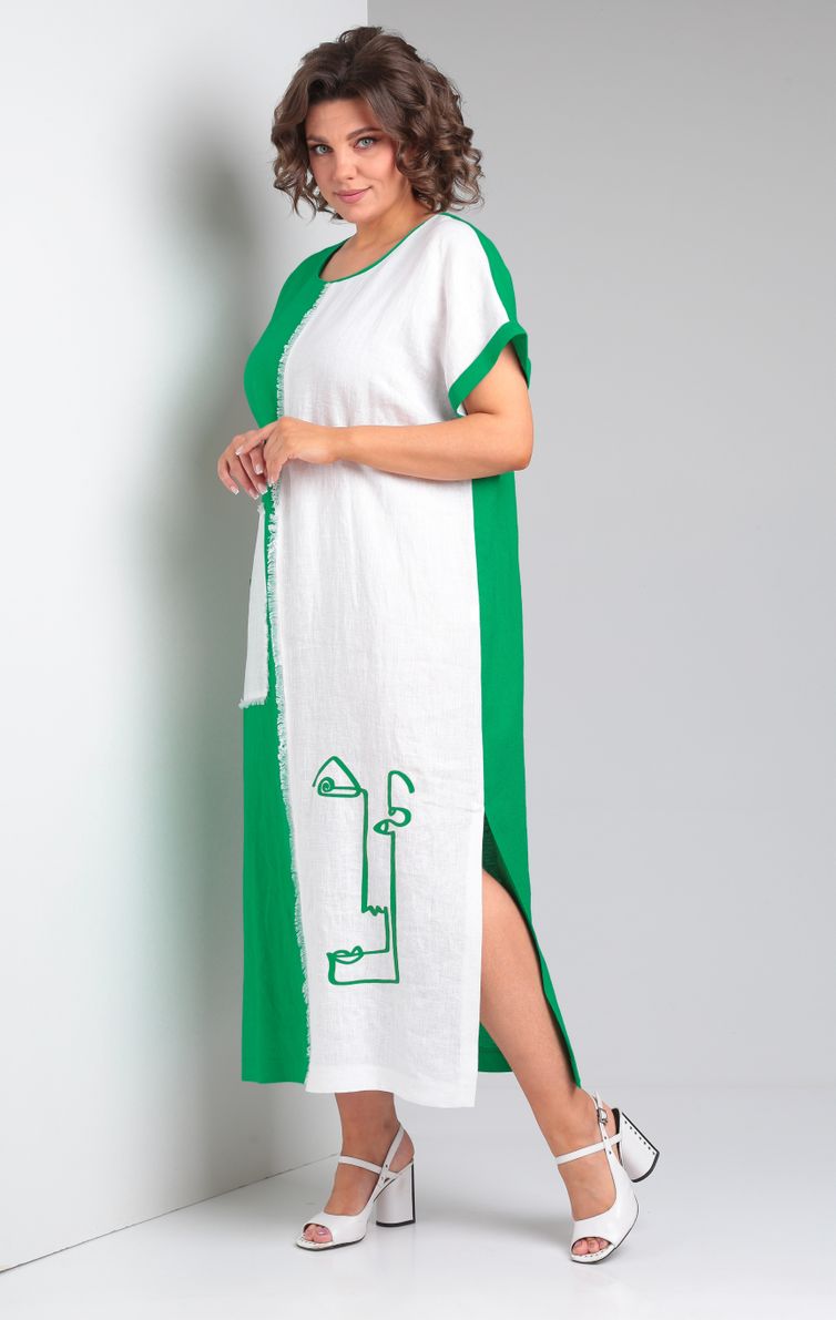 Платье Rishelie арт. 0948 зел.