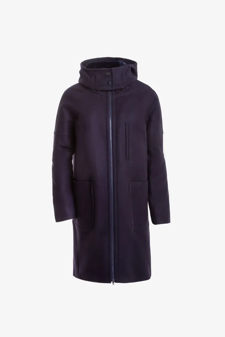 Coat Elema #6-10534-1 tyomno-sinij 170