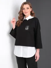 Костюм ЗигзагСтиль арт. 290 черный