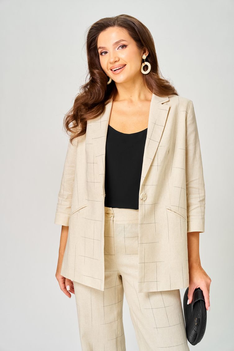 Set LeNata #20554 bezhevyj v kletku