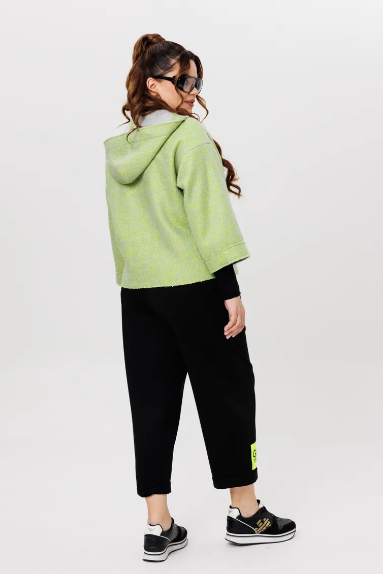 Garnitur Michel Chic #1357/1 salatovyj, chernyj