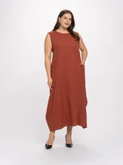 Платье FASHION CENTRE арт. Л-4258/Терракот