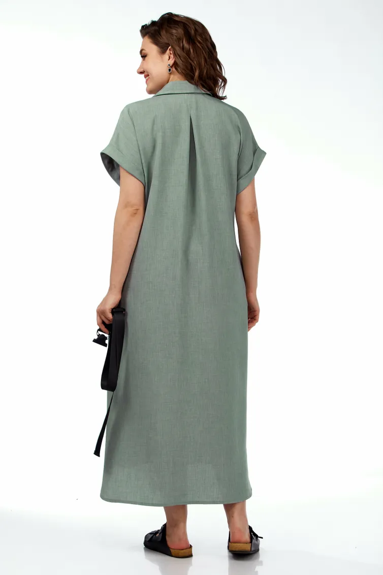 Платье Michel Chic арт. 993/1 олив = 993/2 т.олив