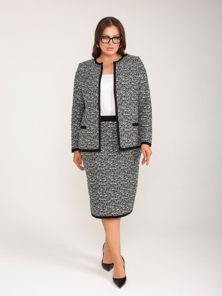 Комплект BONADI арт. 2131 черно-белый