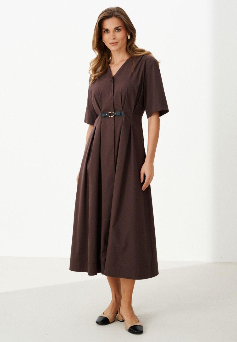 Платье Panda арт. 122680 коричневый