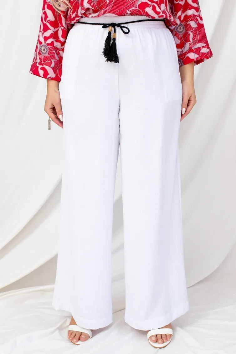 Trousers TOOK A LOOK & Angelika #AB-013k belyj