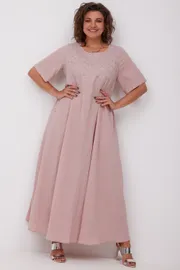 Sukienka BegiModa #1049 pylnaya roza