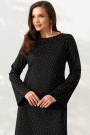 Dress Alta Moda #1055-1 chernyj