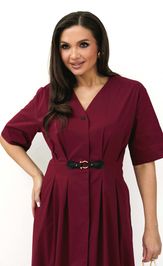 Платье Panda 122680 бордовый