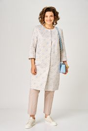 Blazer BelElStyle #727-291 bezhevo-goluboj