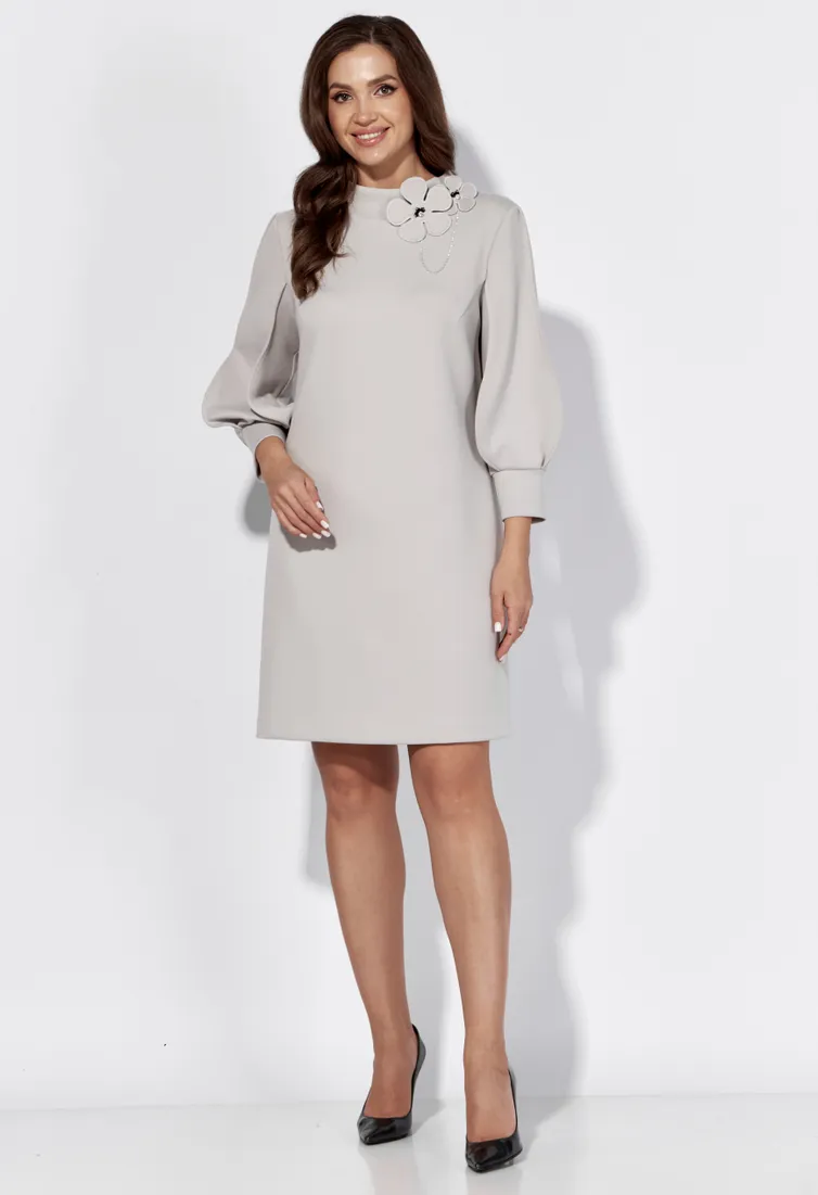 Dress TAiER #1313 svetlo-seryj