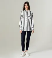 Bluzka Panda #147240w belo-chernyj