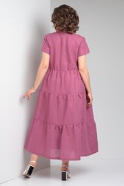 Dress Celentano #5028.1 len malinovyj