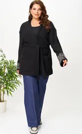 Кардиган Ava fashion М-143 черный