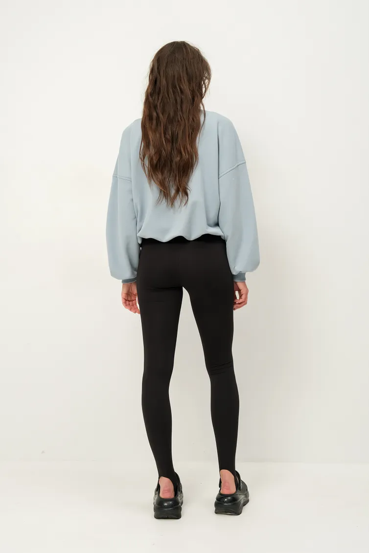 Bluza Pirs #6494 sero-goluboj