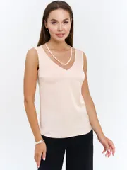 Top AYZE #72652 bezhevyj