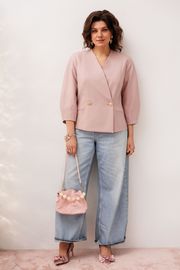 Жакет Anelli Laurel арт. 1842 розовая зарянка