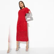 Sukienka CHARUTTI #Roskosh izyashhestva (passion red)