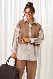 Set Beautiful & Free #6438 kakao+ seraya poloska