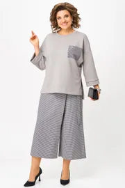 Костюм Michel Chic арт. 1362/2 серый, клетка