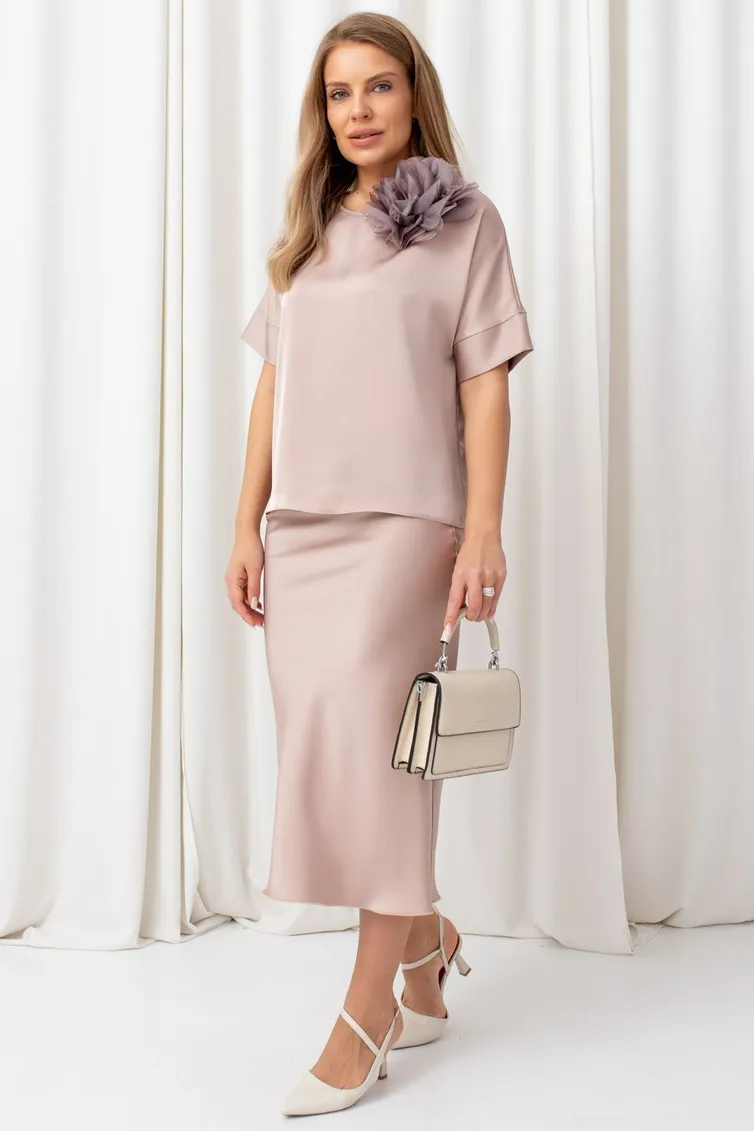 Skirt TOOK A LOOK & Angelika #TYu-15 bezhevyj