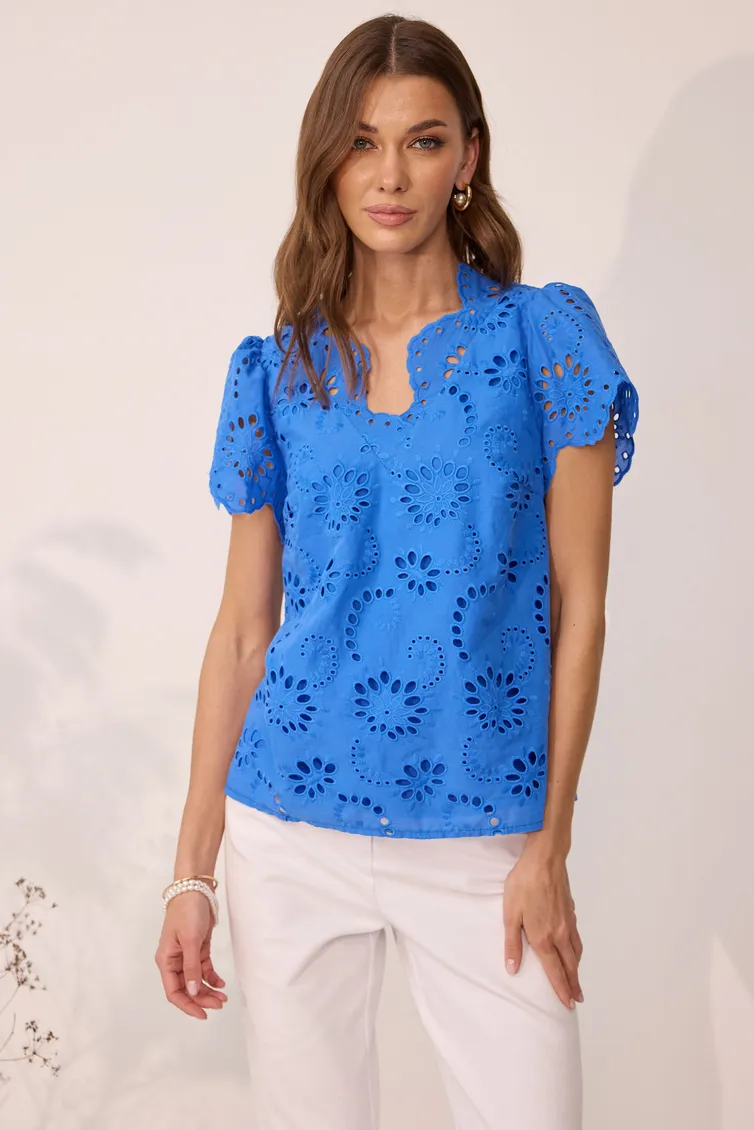 Bluzka Lyushe #4111 Bluza vasilek