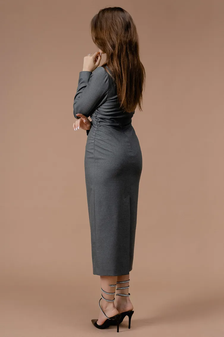 Sukienka JRSy #2369 seryj