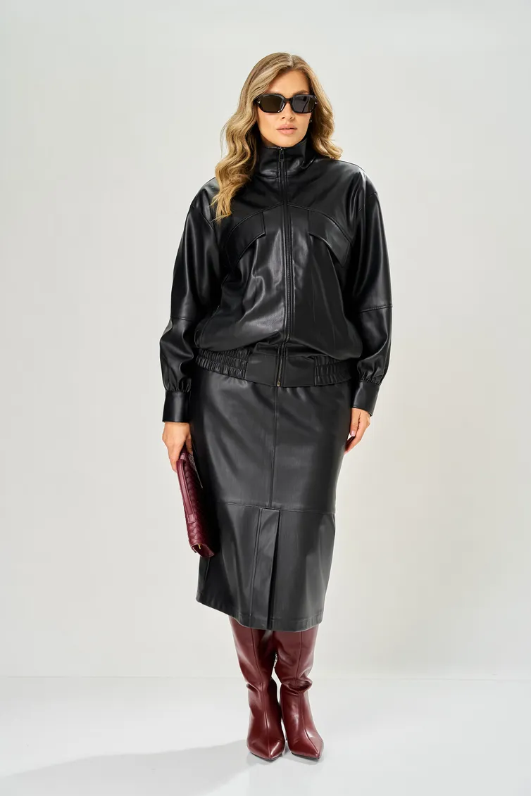 Kurtka Ava fashion #M-230 chernyj
