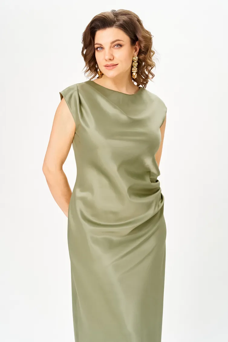 Sukienka Anastasia MAK #1317 fistashkovyj