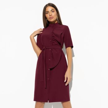 Счастье свободы (bordo, с поясом)