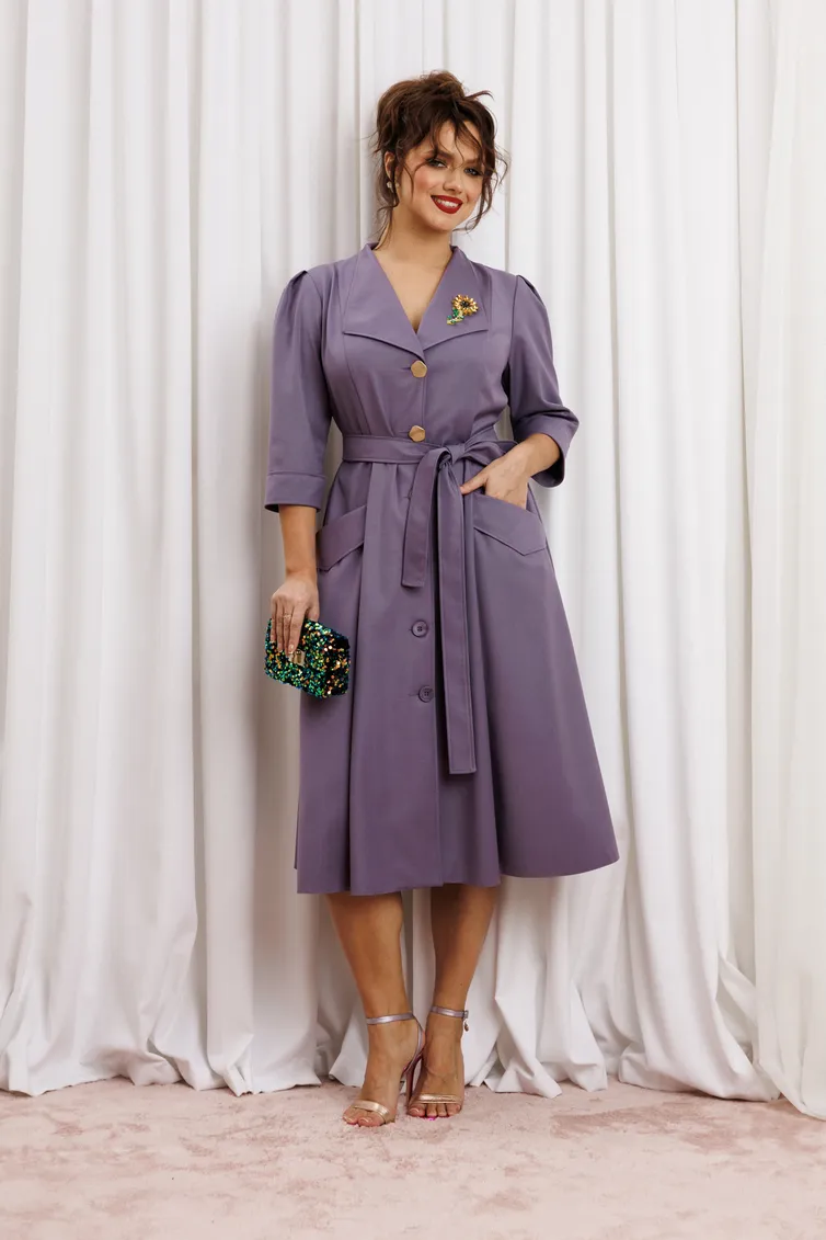 Dress Anastasia #1318 plate fialkovyj