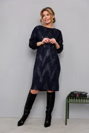 Sukienka Amori #9826 sinij 170
