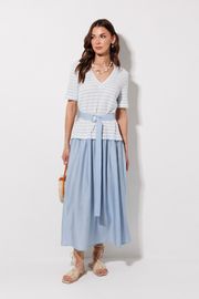 Платье Люше арт. 4378 голубой